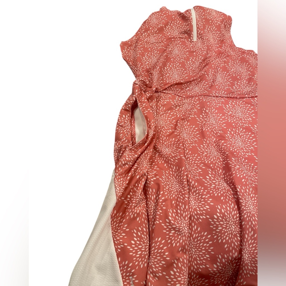 RLX Ralph Lauren Dress for Golf/Tennis/Pickleball Size M Pink/Peach Floral - Picture 14 of 16